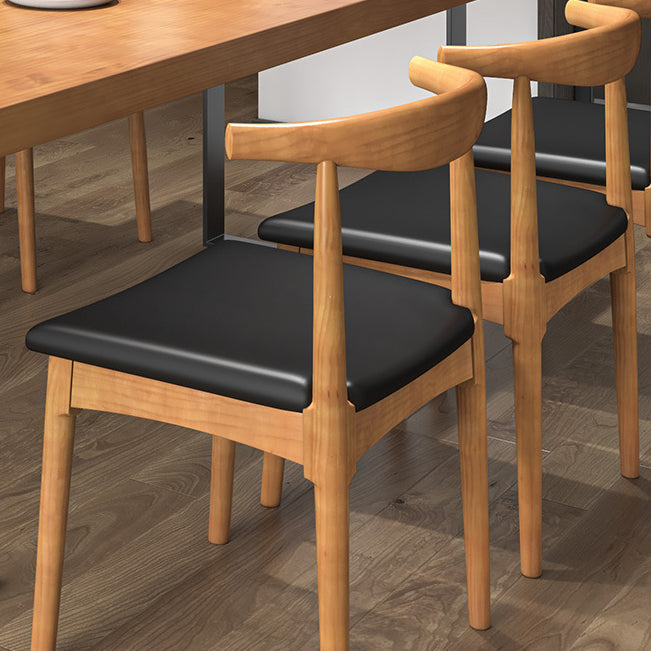 Industrial 1/2/3/5/7 Pieces Dining Table with Chairs Solid Wood Dinette Set