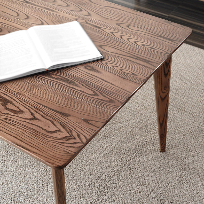 Contemporary Style 1/3/4/5 Pieces Furniture Rectangle Solid Wood Dining Table Set for Home