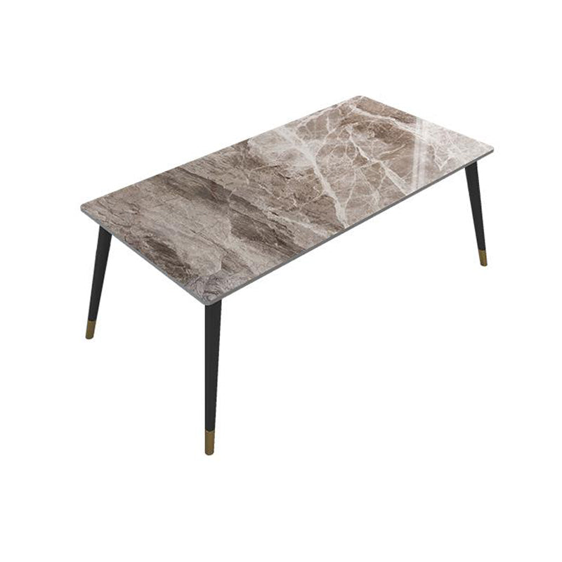 Nordic 1/2/5/7 Pieces Dining Set Rectangular Sintered Stone Dining Table Set for Home Use