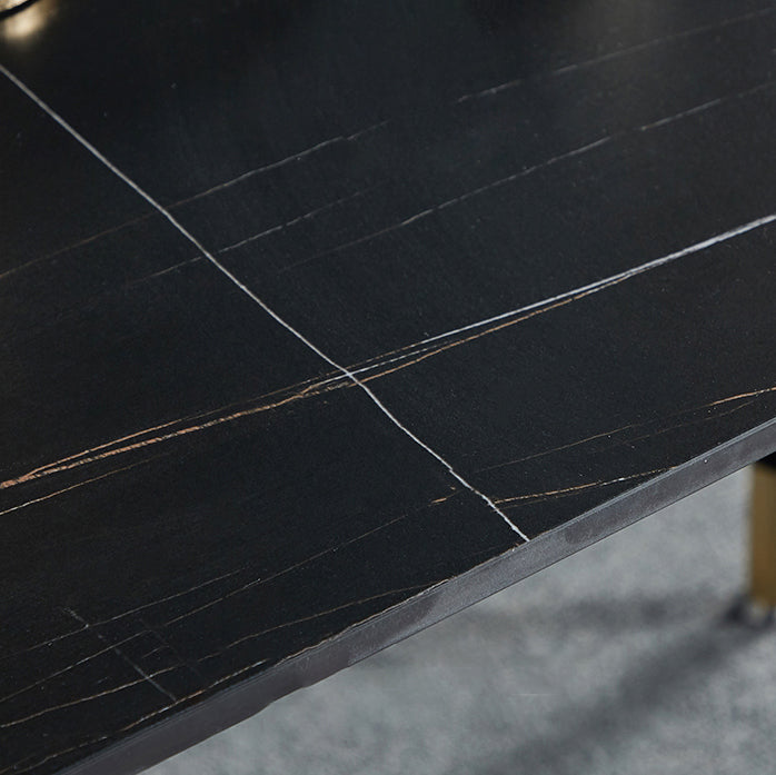 Nordic 1/2/5/7 Pieces Dining Set Rectangular Sintered Stone Dining Table Set for Home Use