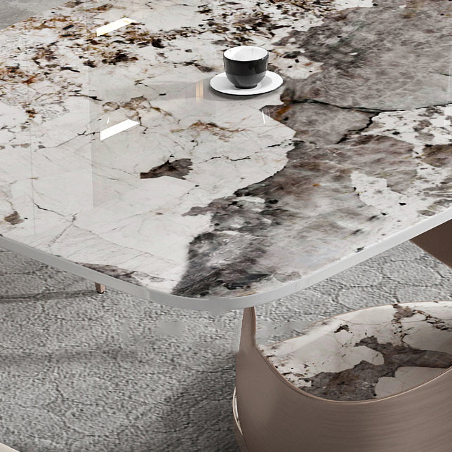 Contemporary 1/4/5/7 Pieces Dining Set Sintered Stone Dining Table for Kitchen