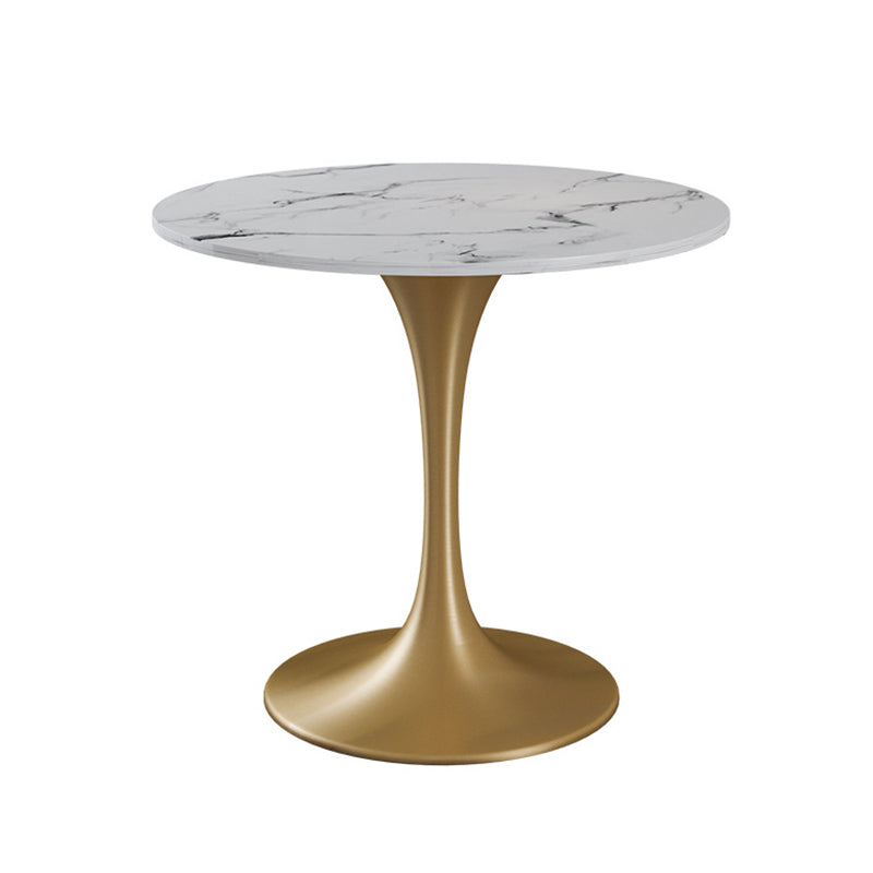 Glam Style 1/2/3/4/5 Pieces Dining Set Stone Top Dining Furniture Set for Living Room