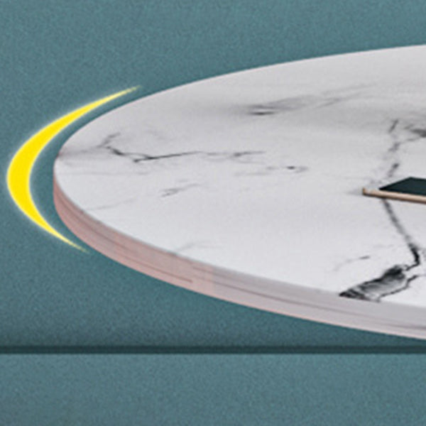 Glam Style 1/2/3/4/5 Pieces Dining Set Stone Top Dining Furniture Set for Living Room