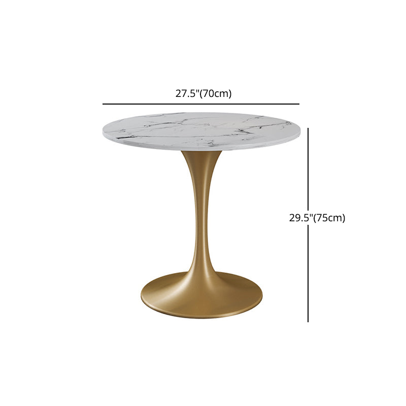 Glam Style 1/2/3/4/5 Pieces Dining Set Stone Top Dining Furniture Set for Living Room