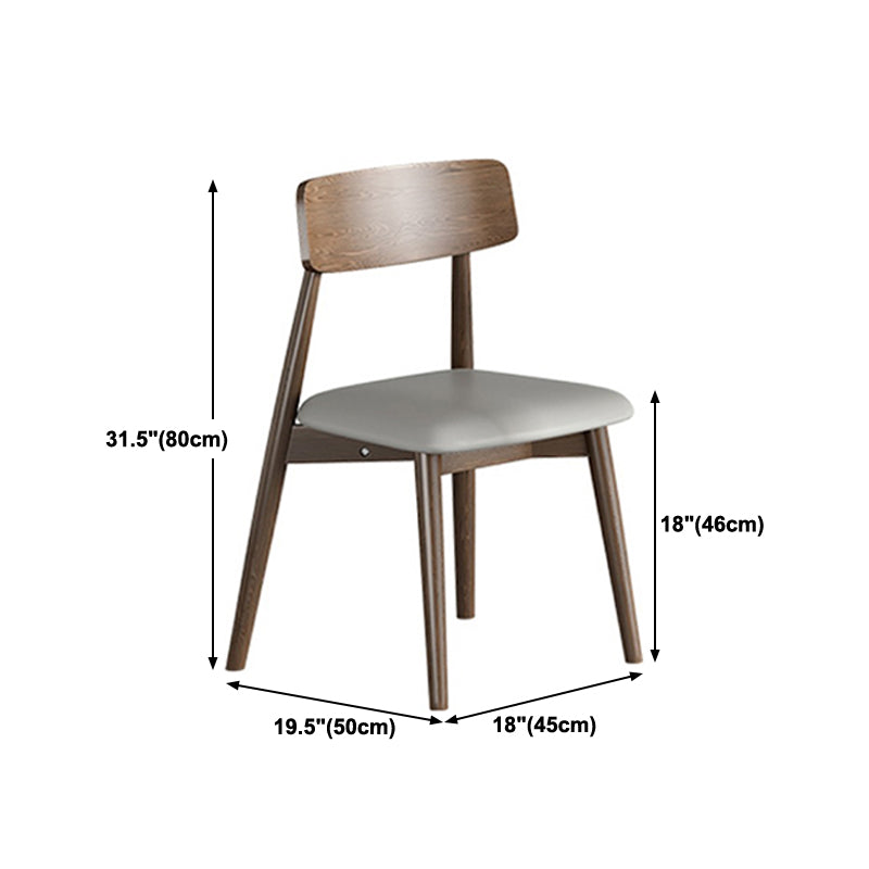 1/3/4/5 Pieces Ash Wood Dining Table Set with White Sintered Stone Top Modern Dinette Set