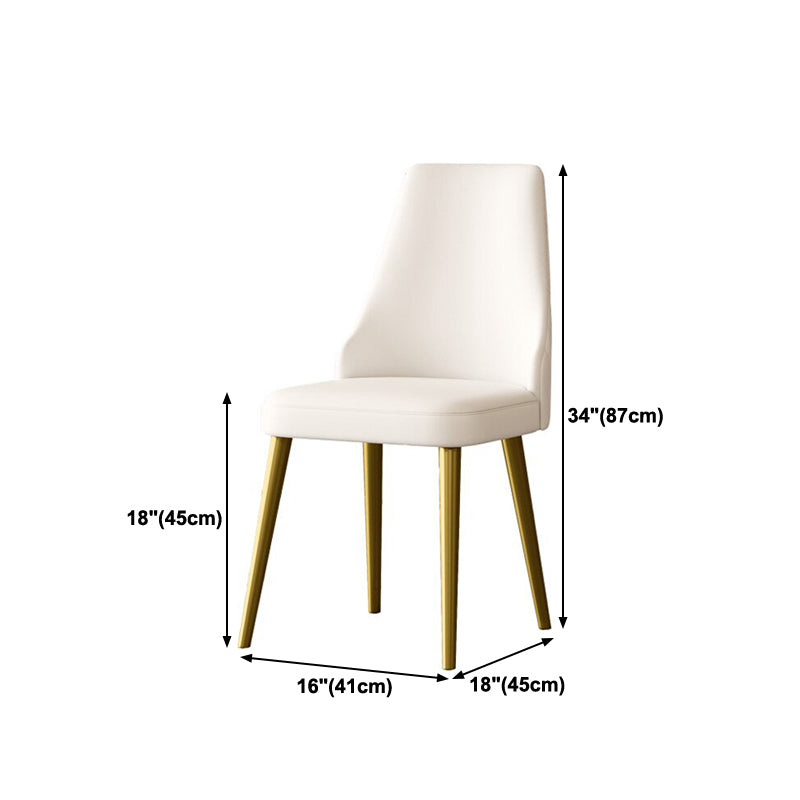 Glam 1/2/4/5/7 Pieces Table and Chair Set White Dining Table with Chairs