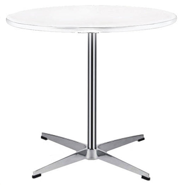 Mesa de comedor de madera sólida Mesa de comedor industrial para el hogar con base de acero inoxidable