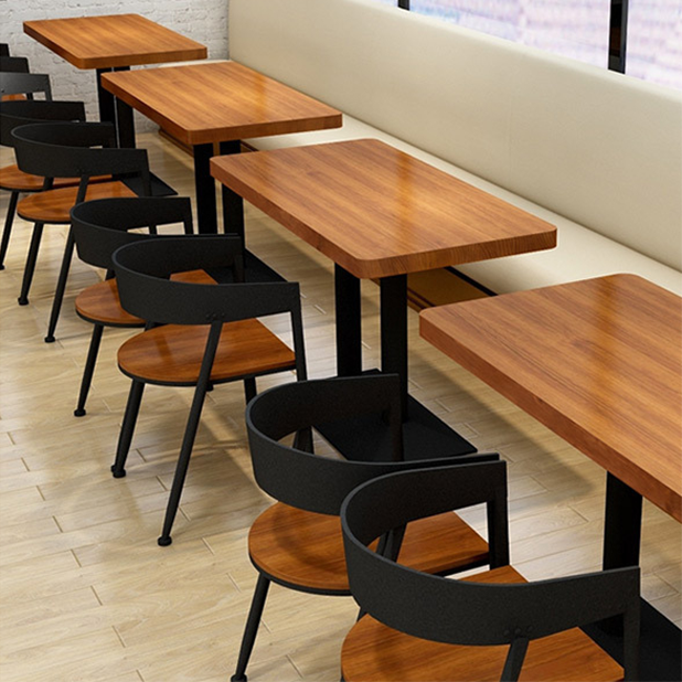 Industrial Style Dining Room Collection Pine Solid Wood Dining Site Table