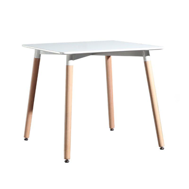 Eettafel in industriële stijl MDF 4 poten Eettafel voor eetkamer