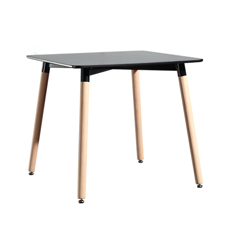 Eettafel in industriële stijl MDF 4 poten Eettafel voor eetkamer