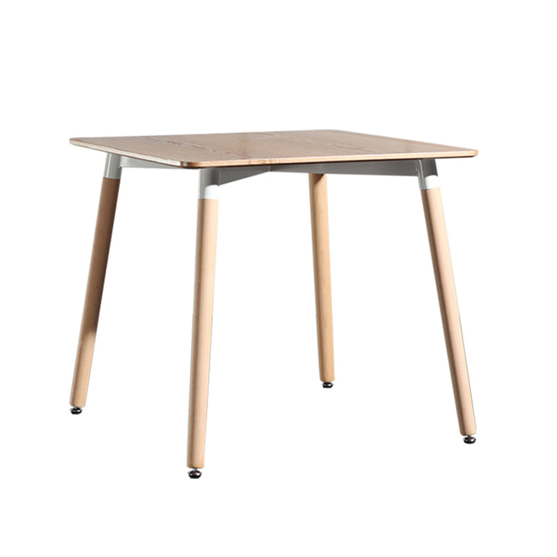 Eettafel in industriële stijl MDF 4 poten Eettafel voor eetkamer