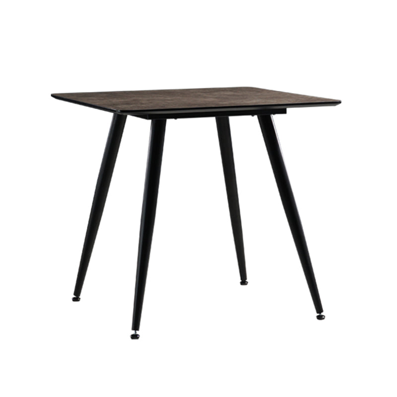 Eettafel in industriële stijl MDF 4 poten Eettafel voor eetkamer