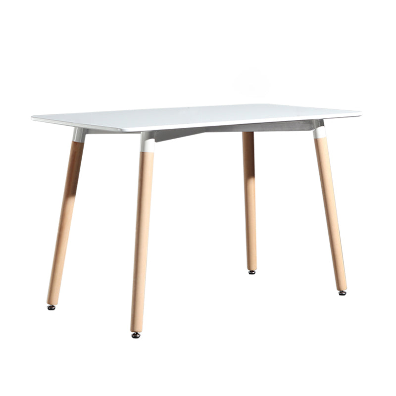 Eettafel in industriële stijl MDF 4 poten Eettafel voor eetkamer