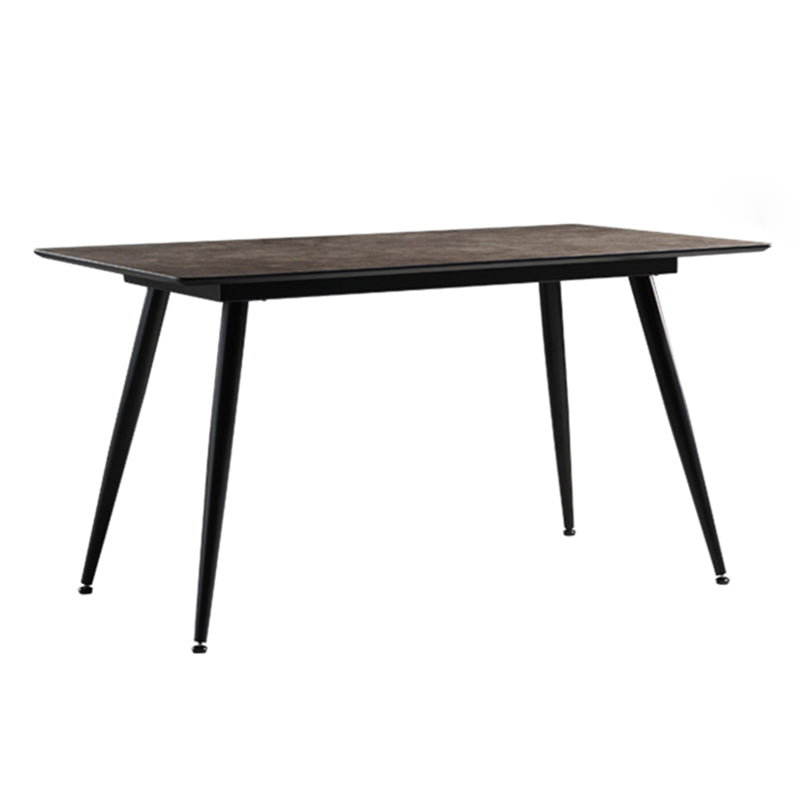 Eettafel in industriële stijl MDF 4 poten Eettafel voor eetkamer
