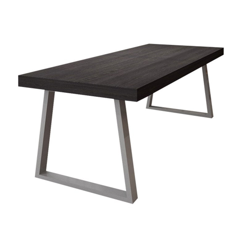 Traditionele luxe eettafel massief houten sledeonderstel eetkamermeubilair