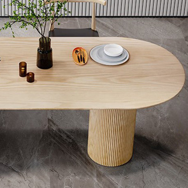 Gratis vorm eettafel dennenhout tafel eigentijds met 3 poten