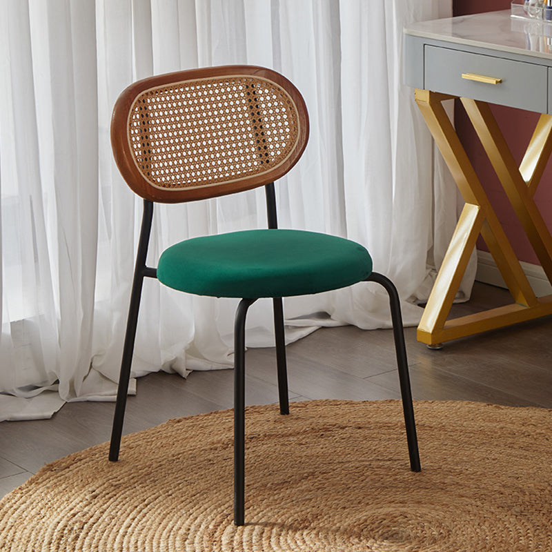 La imitación de cuero del diseño industrial que cena las sillas abre la silla lateral trasera