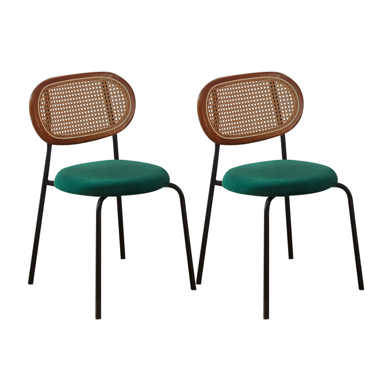 La imitación de cuero del diseño industrial que cena las sillas abre la silla lateral trasera