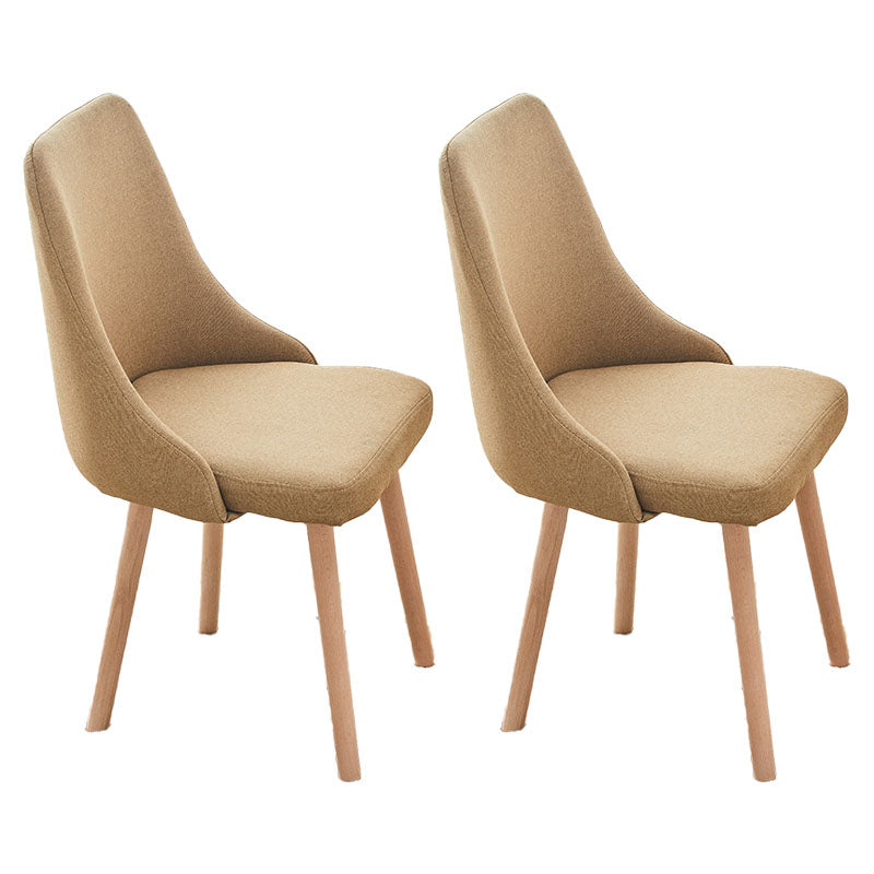Parsons tapizados dormitorio contemporáneo del final mate de la silla lateral que cena la silla