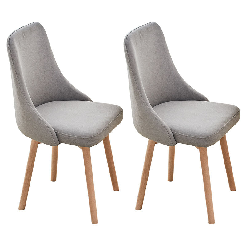 Parsons tapizados dormitorio contemporáneo del final mate de la silla lateral que cena la silla