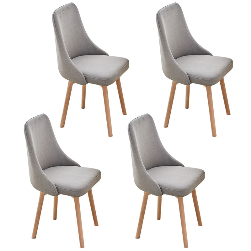 Parsons tapizados dormitorio contemporáneo del final mate de la silla lateral que cena la silla