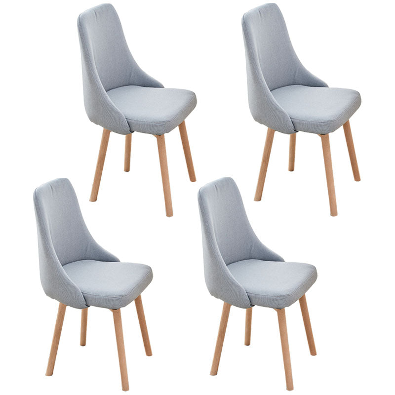 Parsons tapizados dormitorio contemporáneo del final mate de la silla lateral que cena la silla