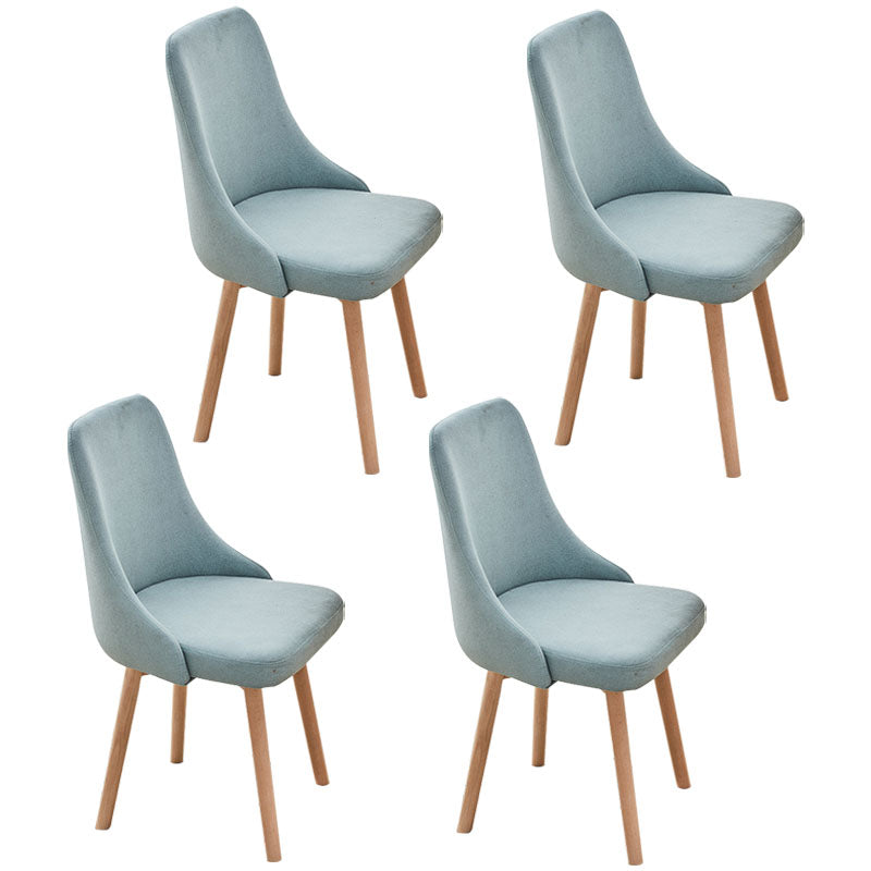 Parsons tapizados dormitorio contemporáneo del final mate de la silla lateral que cena la silla
