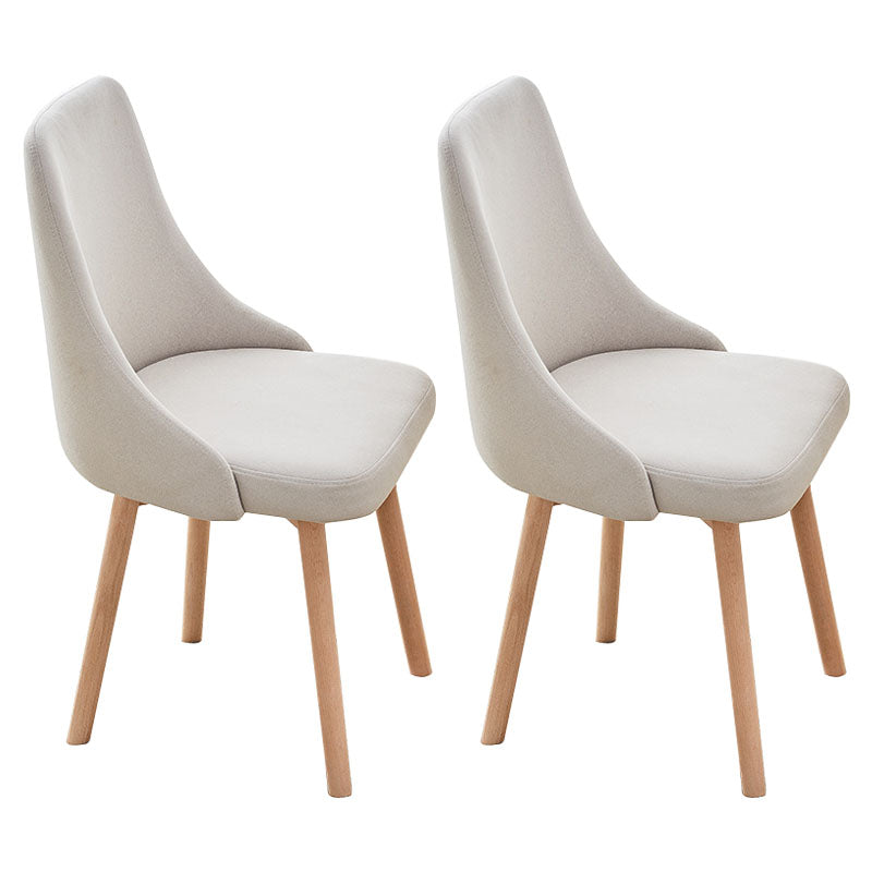 Parsons tapizados dormitorio contemporáneo del final mate de la silla lateral que cena la silla