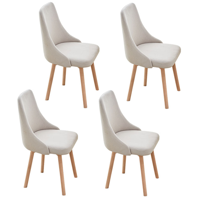 Parsons tapizados dormitorio contemporáneo del final mate de la silla lateral que cena la silla