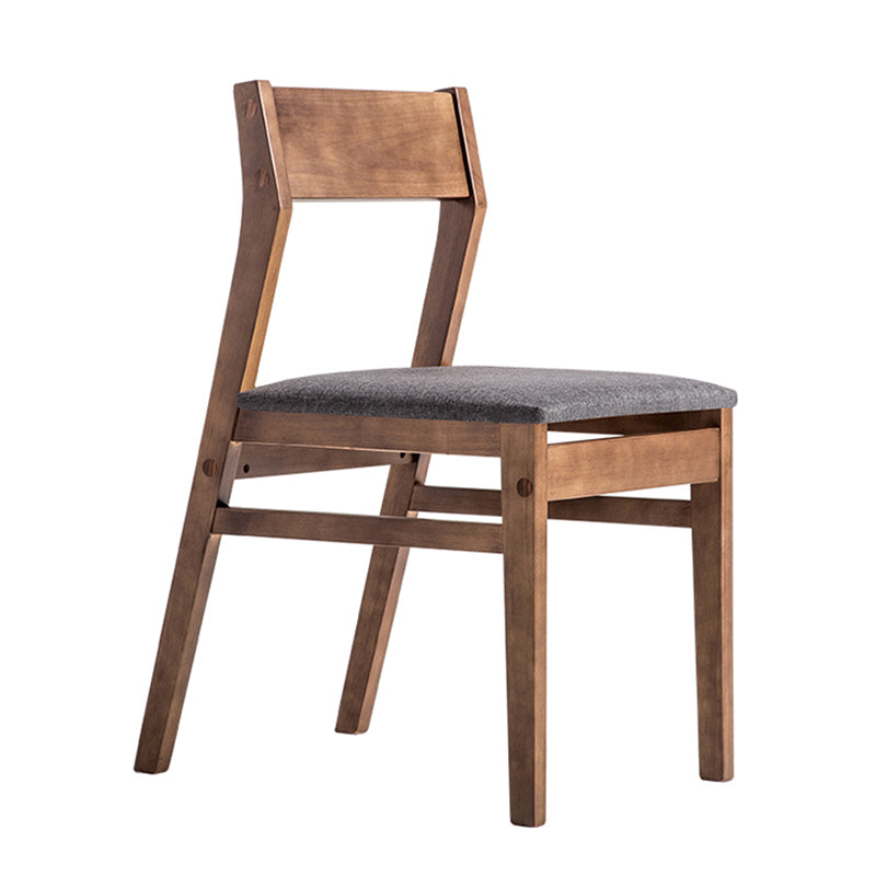 Sillas de comedor contemporáneas Cocina Comedor Silla lateral sin brazos con patas de madera