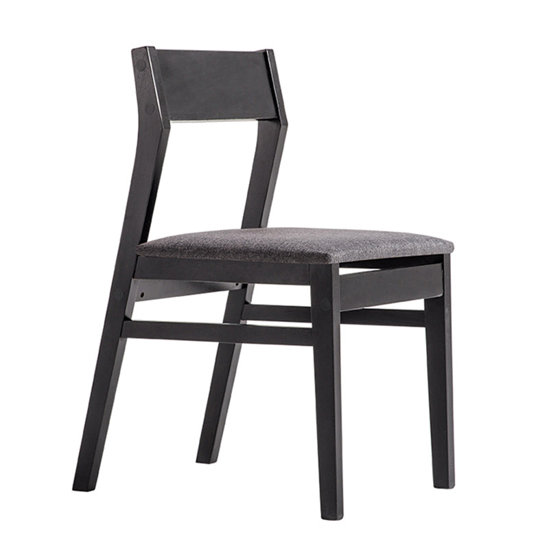 Sillas de comedor contemporáneas Cocina Comedor Silla lateral sin brazos con patas de madera