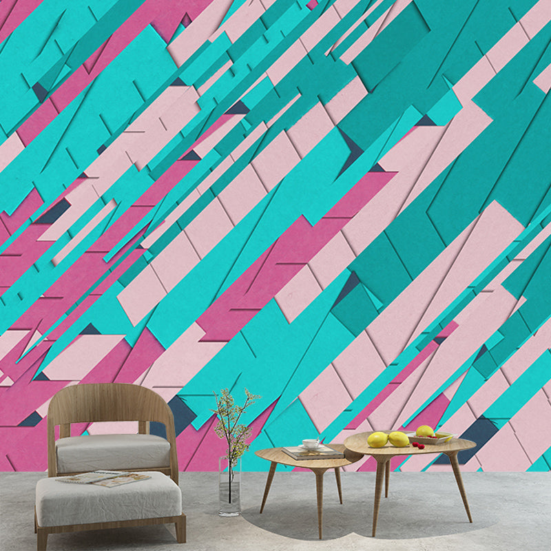 Environmental Wall Mural Wallpaper Geometry Living Room Wall Mural