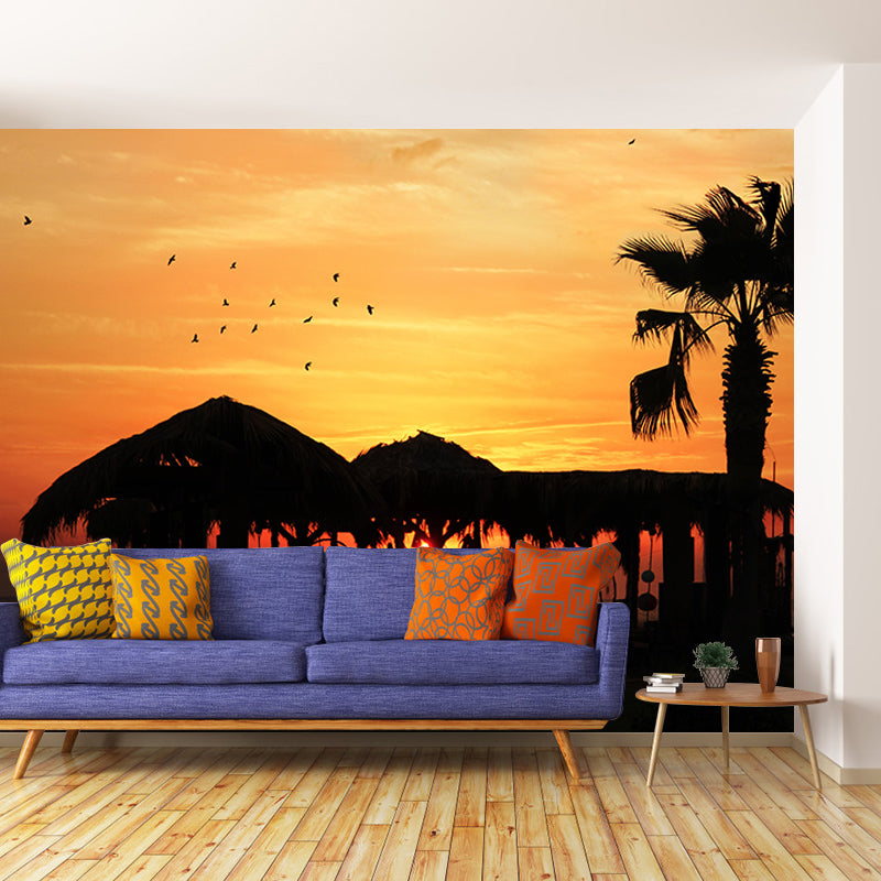 Eco-friendly Wall Mural Wallpaper Tropical Scenery Photography Sitting Room Wall Mural