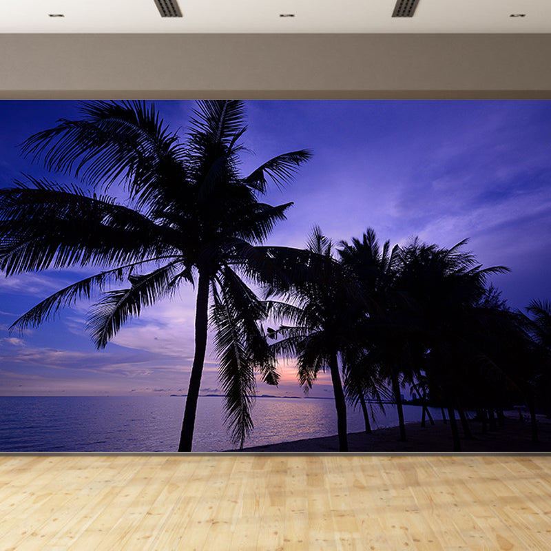 Eco-friendly Wall Mural Wallpaper Tropical Scenery Photography Sitting Room Wall Mural