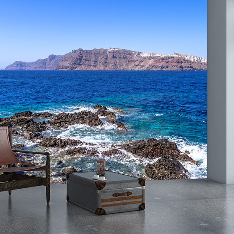 Tropical Scenery Mildew Resistant Wallpaper Photography Sleeping Room Wall Mural