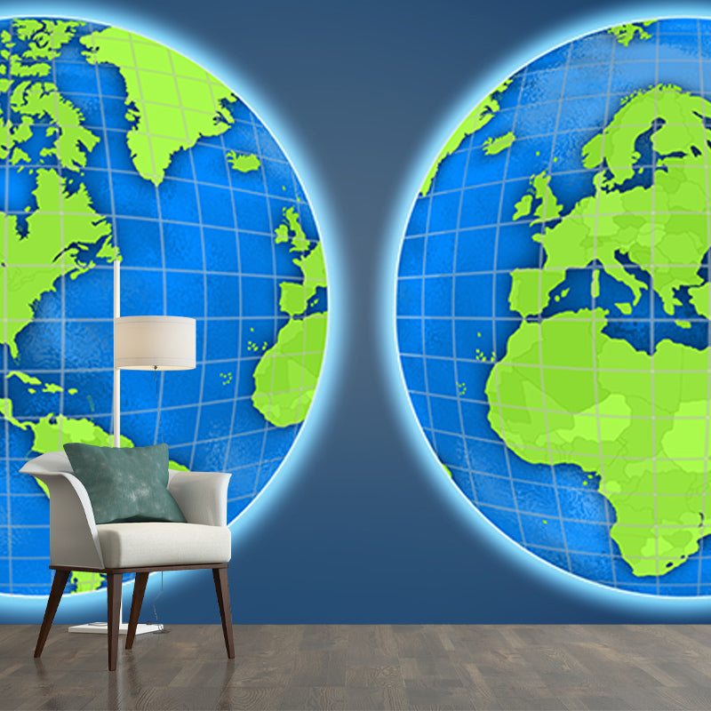 Environmental Illustration Mural Wallpaper Earth Indoor Wall Mural
