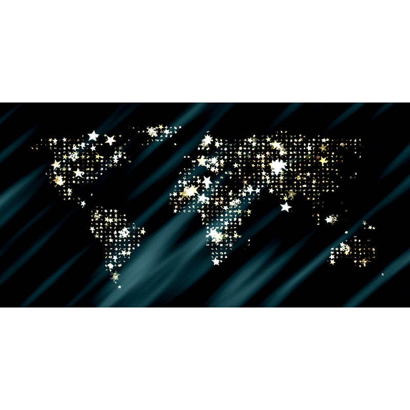 Environmental Wall Mural Wallpaper World Map Sitting Room Wall Mural