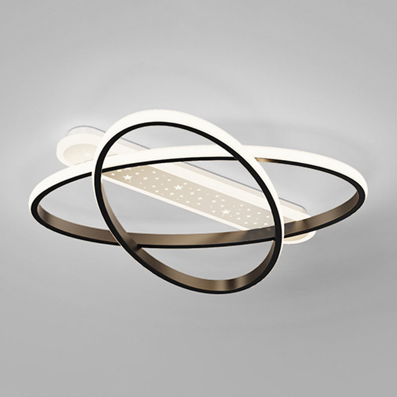 Techos De Forma Lineal Accesorios De Luz De Techo De Metal De Estilo Moderno 3