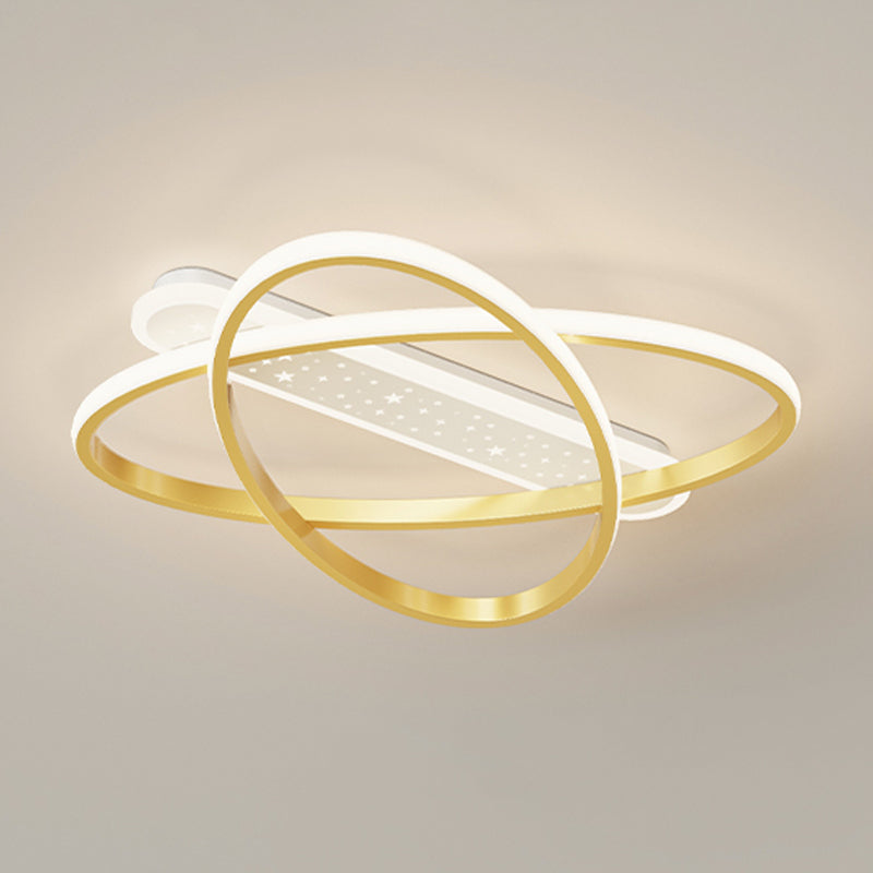 Techos De Forma Lineal Accesorios De Luz De Techo De Metal De Estilo Moderno 3