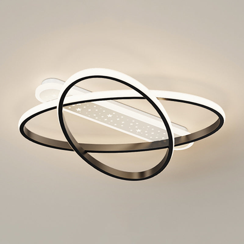 Techos De Forma Lineal Accesorios De Luz De Techo De Metal De Estilo Moderno 3