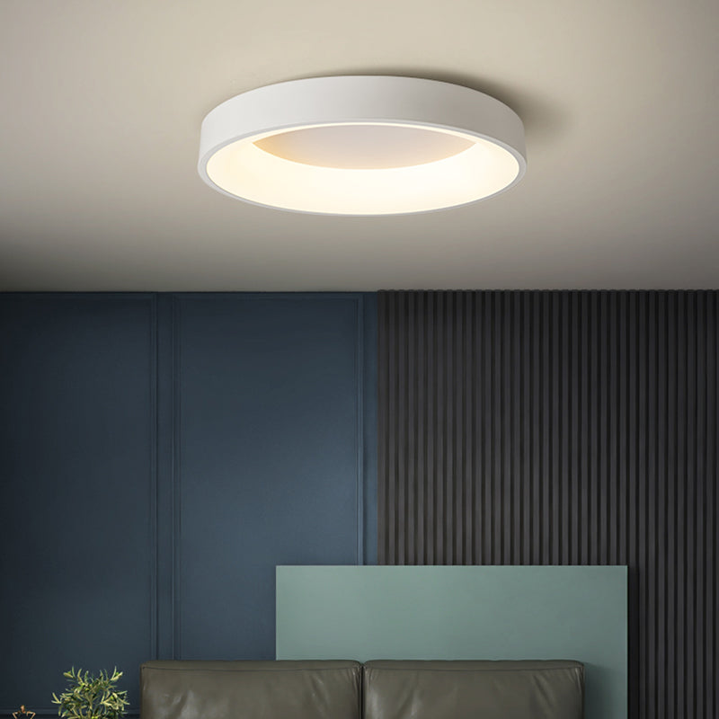 Eigentijdse ronde inbouwverlichtingsarmaturen Metaal 1 licht Inbouw plafondarmatuur