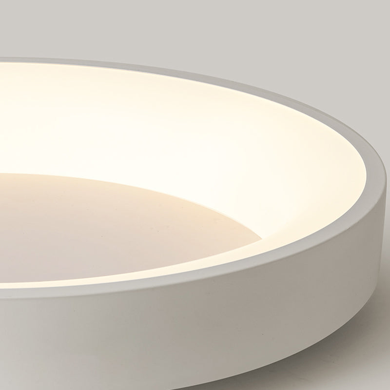 Eigentijdse ronde inbouwverlichtingsarmaturen Metaal 1 licht Inbouw plafondarmatuur