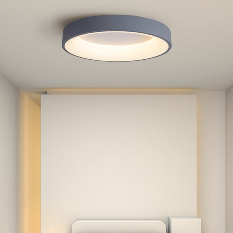Eigentijdse ronde inbouwverlichtingsarmaturen Metaal 1 licht Inbouw plafondarmatuur