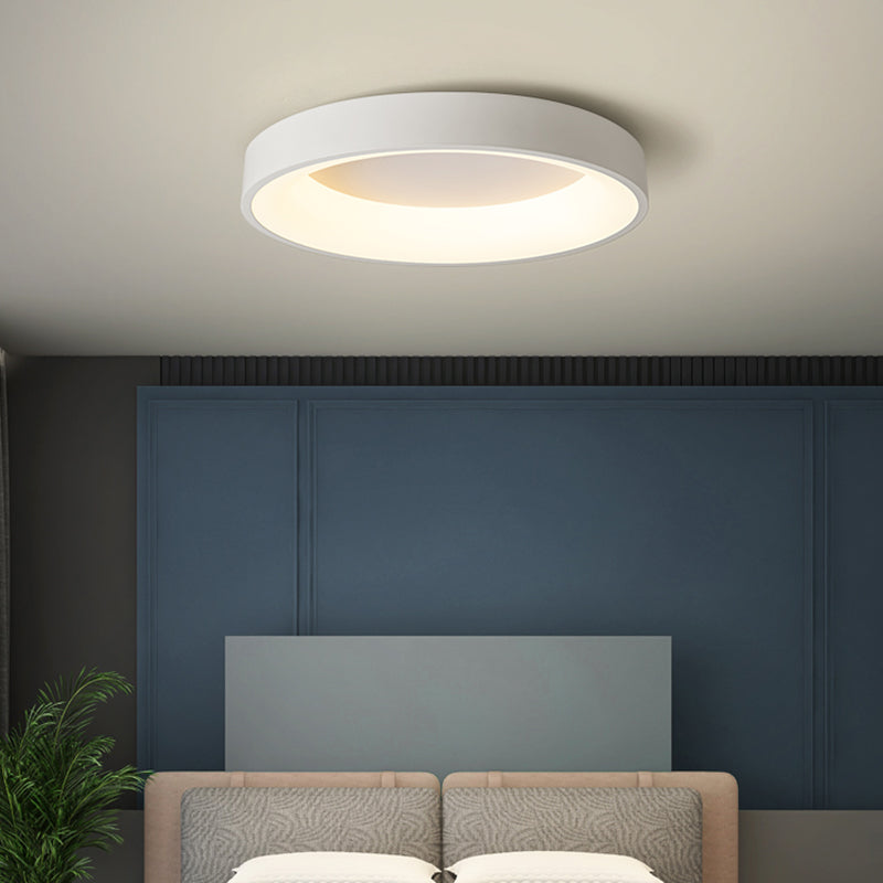 Eigentijdse ronde inbouwverlichtingsarmaturen Metaal 1 licht Inbouw plafondarmatuur