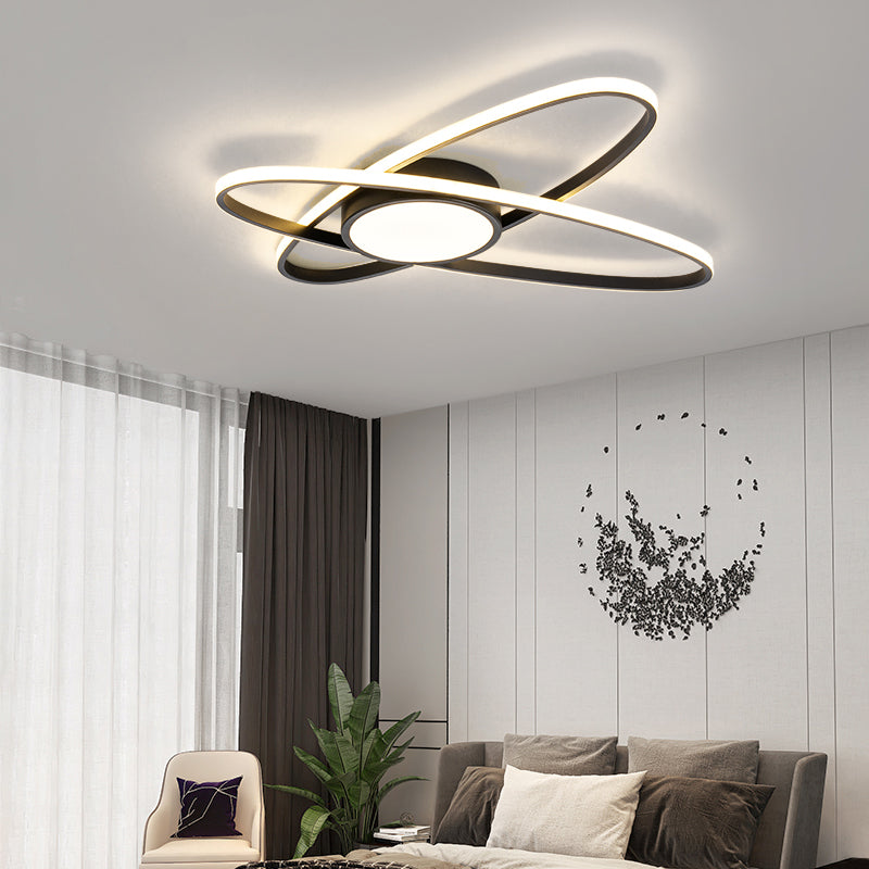 Style moderne Forme linéaire Fixation des ébullition Métal 3 Lumières à ébullition