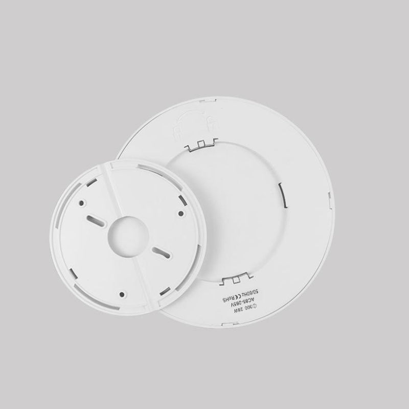 Modern Round Flush Light Fixtures Metal 1 Light Flush Mount Ceiling Fixture