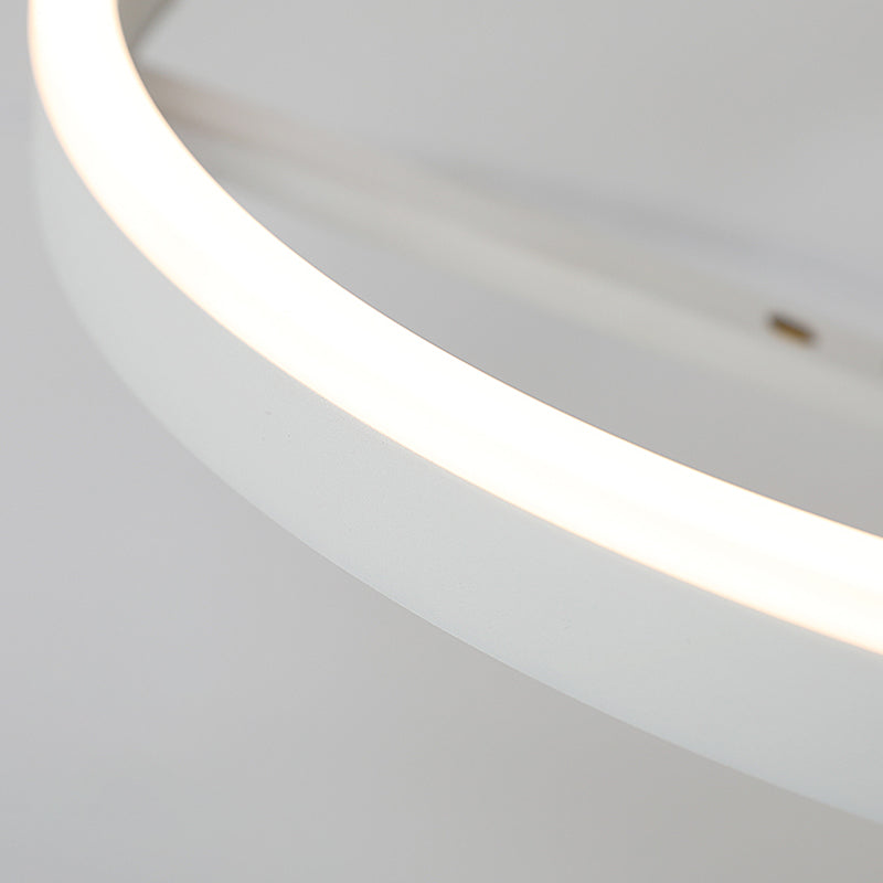 Luminaires encastrés circulaires modernes en métal, plafonnier à 1 lumière