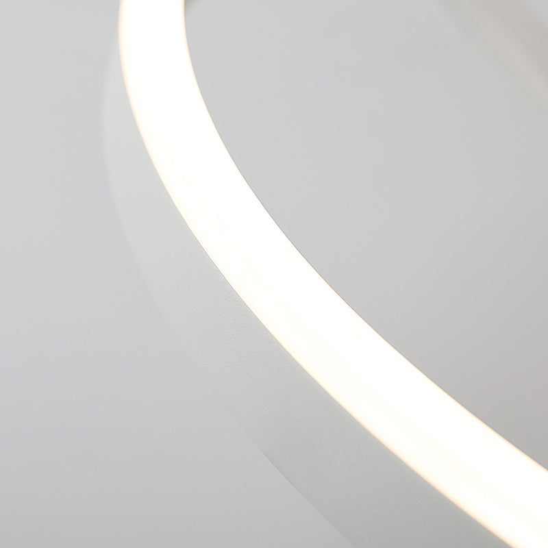 Luminaires encastrés circulaires modernes en métal, plafonnier à 1 lumière