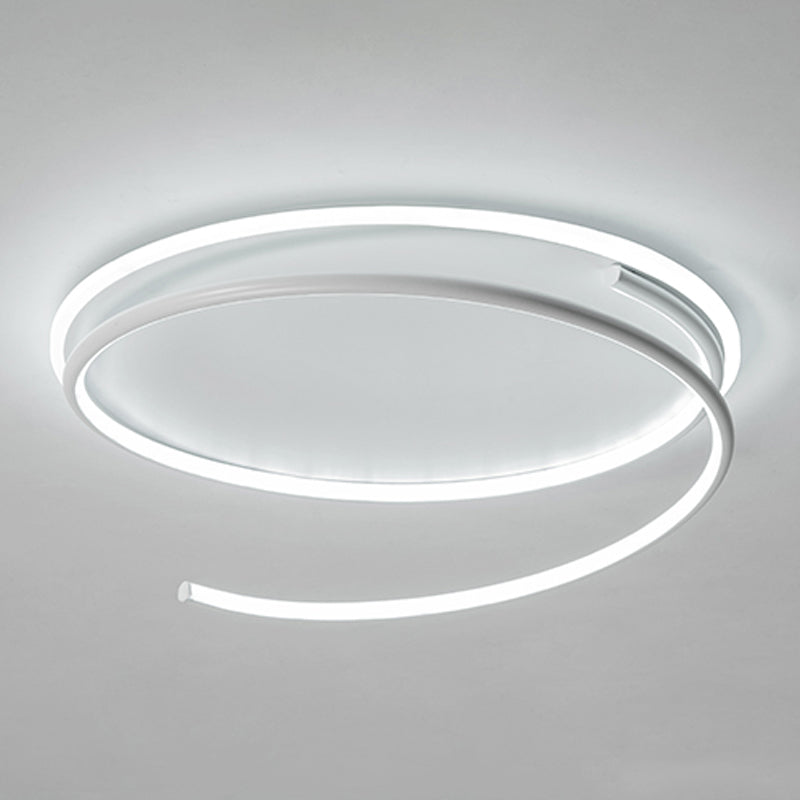 Luz de techo de metal de forma redonda Luz de techo de estilo moderno 1-Accesorios de luz de techo de color