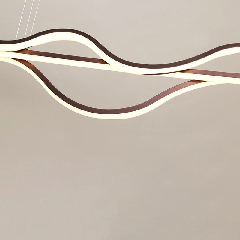 Nórdica Light Light Light Light 3 luces Led Island Colgante para comedor